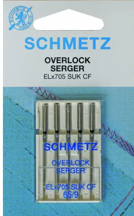 Schmetz Overlock Maskinenåle ELx705 SUK CF Str. 90 - 5 stk